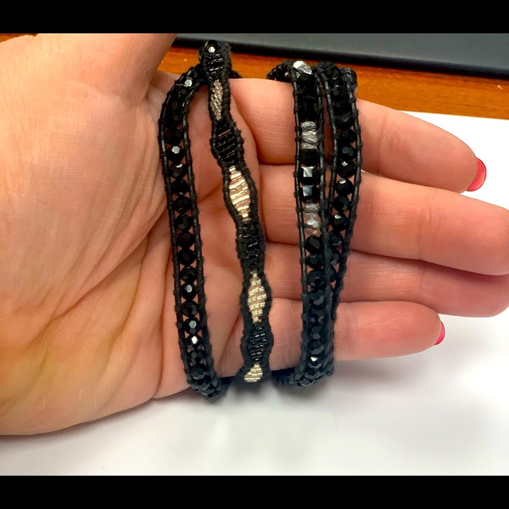 Victoria Emerson midnight crystals with miyuki